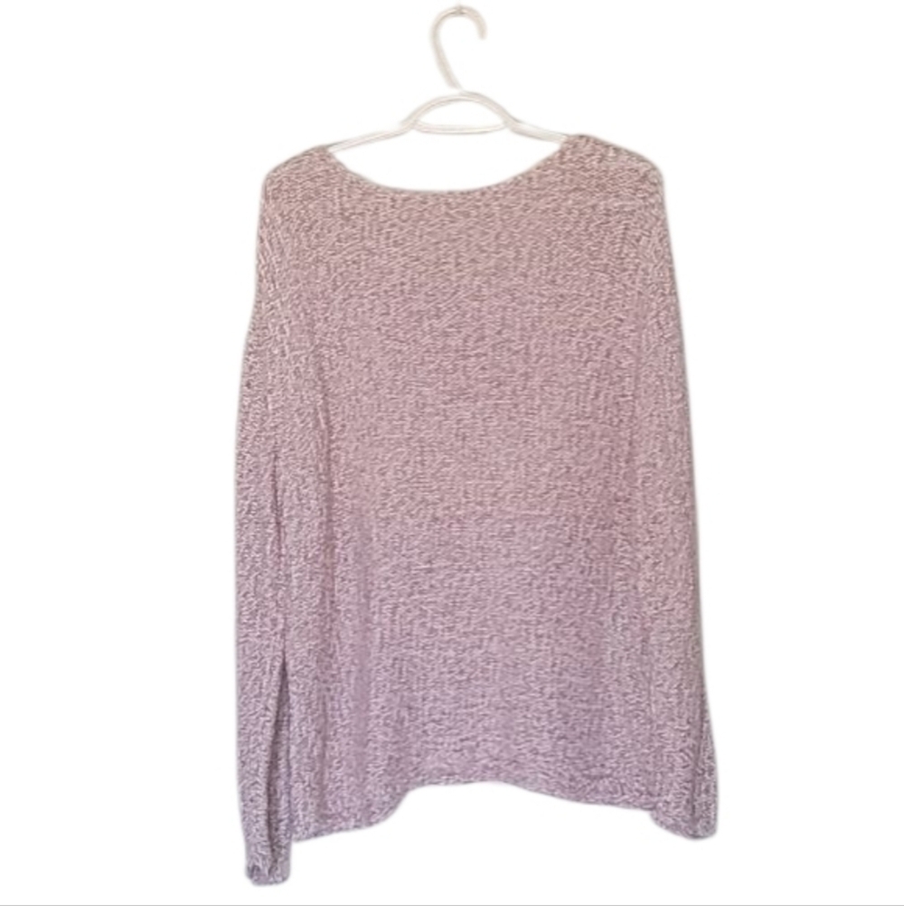 j. Jill Pink Heathered Long Sleeve Sweater Size XL - Picture 2 of 3